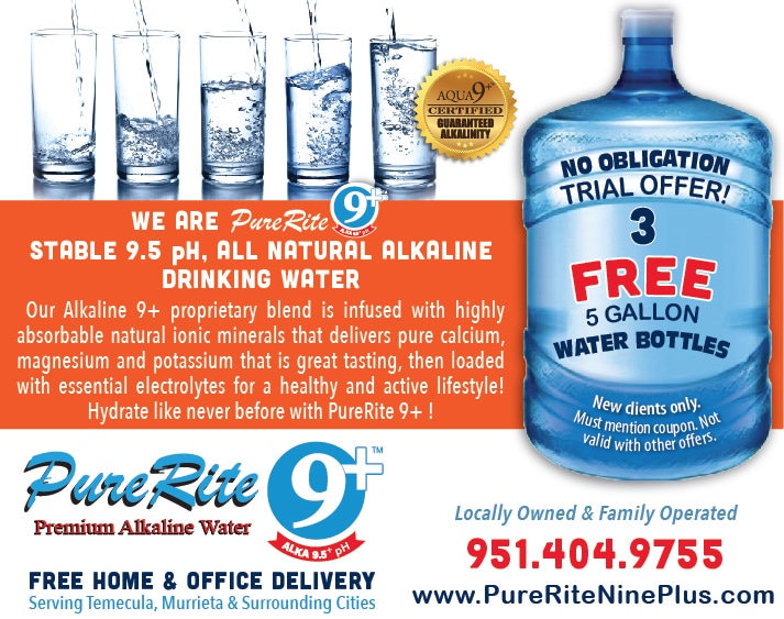 P9+ Alkalized Antioxidant Water Orange & LA County Home/Office Delivery